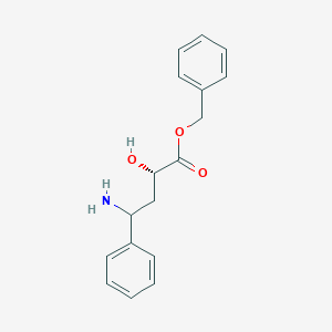 molecular formula C17H19NO3 B14112021 benzyl (2S)-4-amino-2-hydroxy-4-phenylbutanoate 