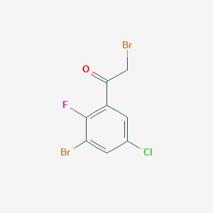 3'-Bromo-5'-chloro-2'-fluorophenacyl bromide