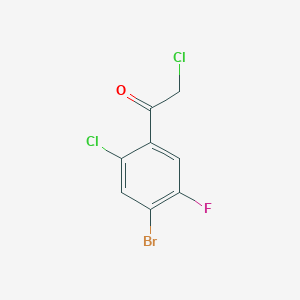 4'-Bromo-2'-chloro-5'-fluorophenacyl chloride