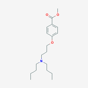 molecular formula C19H31NO3 B141121 Methyl 4-(3-(dibutylamino)propoxy)benzoate CAS No. 437651-42-8