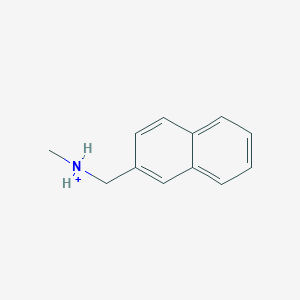 molecular formula C12H14N+ B14112144 Methyl(naphthalen-2-ylmethyl)azanium 