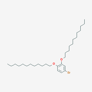 molecular formula C30H53BrO2 B14112223 4-Bromo-1,2-bis(dodecyloxy)benzene CAS No. 210834-64-3