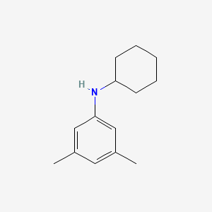 molecular formula C14H21N B14112259 N-cyclohexyl-3,5-dimethylaniline 