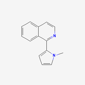molecular formula C14H12N2 B14112314 1-(1-Methyl-1H-pyrrol-2-yl)isoquinoline 