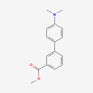 molecular formula C16H17NO2 B14112321 Methyl 4'-(dimethylamino)-[1,1'-biphenyl]-3-carboxylate 