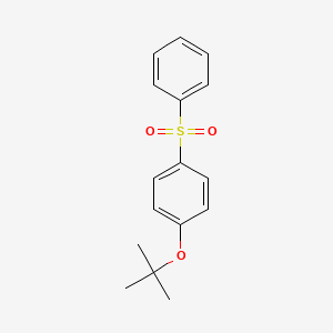molecular formula C16H18O3S B14112437 1-(Benzenesulfonyl)-4-(tert-butoxy)benzene 