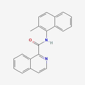 molecular formula C21H16N2O B14112452 N-(2-Methylnaphthalen-1-yl)isoquinoline-1-carboxamide 