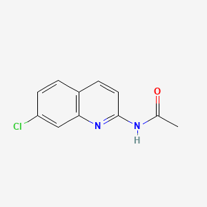 molecular formula C11H9ClN2O B14112467 N-(7-Chloroquinolin-2-yl)acetamide 