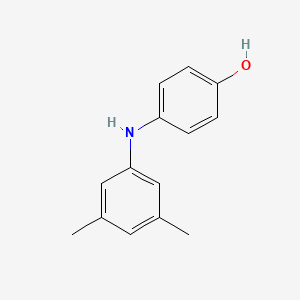molecular formula C14H15NO B14112483 4-((3,5-Dimethylphenyl)amino)phenol 
