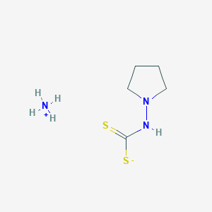 molecular formula C5H13N3S2 B14112535 azanium;N-pyrrolidin-1-ylcarbamodithioate 