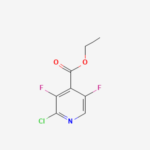 molecular formula C8H6ClF2NO2 B14112713 Ethyl 2-chloro-3,5-difluoroisonicotinate 