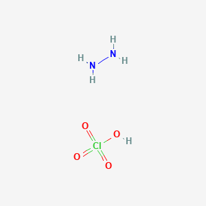 molecular formula ClH5N2O4 B14112809 Hydrazine perchlorate CAS No. 27978-54-7