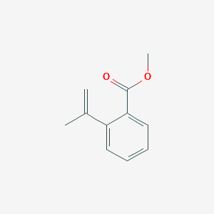 molecular formula C11H12O2 B14112938 Benzoic acid, 2-(1-methylethenyl)-, methyl ester CAS No. 62291-44-5