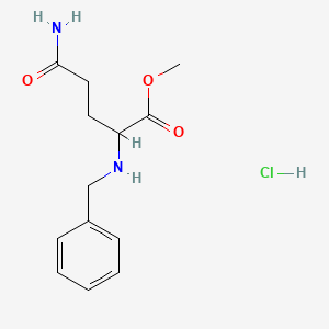 molecular formula C13H19ClN2O3 B14112943 Methyl benzyl-l-glutaminate hydrochloride 