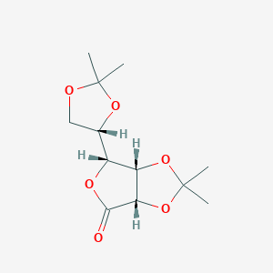 molecular formula C12H18O6 B014113 2,3:5,6-Di-O-isopropylidene-L-gulono-1,4-lactone 