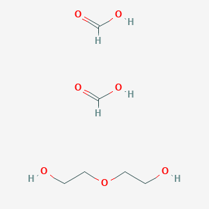 molecular formula C6H14O7 B14113075 Formic acid;2-(2-hydroxyethoxy)ethanol 