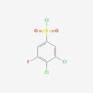 molecular formula C6H2Cl3FO2S B1411309 3,4-Dichloro-5-fluorobenzenesulfonyl chloride CAS No. 1803835-06-4