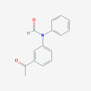 molecular formula C15H13NO2 B14113194 N-(3-Acetylphenyl)-N-phenylformamide 