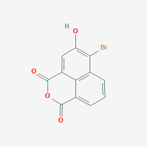 molecular formula C12H5BrO4 B14113223 4-Bromo-3-hydroxy-1,8-naphthalic anhydride 