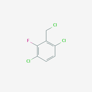 molecular formula C7H4Cl3F B1411330 3,6-Dichloro-2-fluorobenzyl chloride CAS No. 1803812-32-9