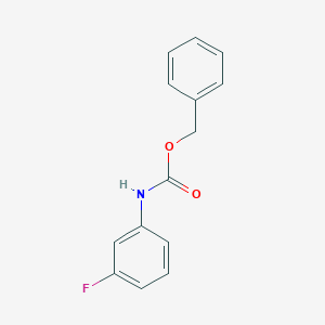molecular formula C14H12FNO2 B141135 (3-Fluorophenyl)carbamic acid benzyl ester CAS No. 149524-47-0