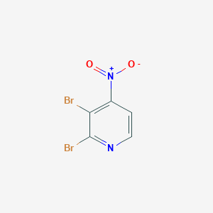 molecular formula C5H2Br2N2O2 B1411366 2,3-Dibromo-4-nitropyridine CAS No. 1804419-87-1