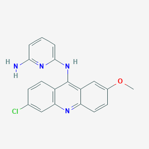 molecular formula C19H15ClN4O B14113677 N2-(6-Chloro-2-methoxyacridin-9-yl)pyridine-2,6-diamine 