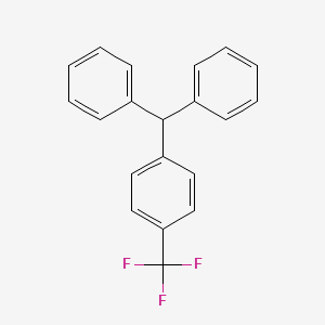 molecular formula C20H15F3 B14113729 4-(Trifluoromethyl)-1-benzhydrylbenzene 