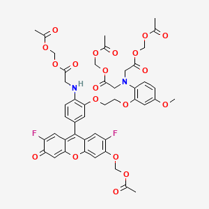 molecular formula C46H44F2N2O20 B14113826 Zin3 AM 