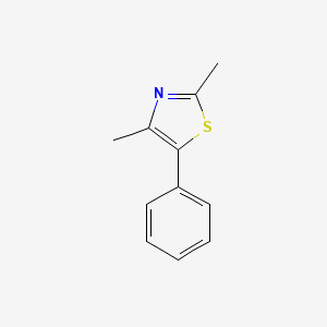 molecular formula C11H11NS B14113875 2,4-Dimethyl-5-phenylthiazol 