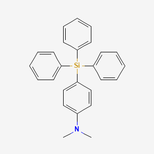 molecular formula C26H25NSi B14114030 N,N-Dimethyl-4-(triphenylsilyl)aniline 