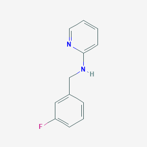 molecular formula C12H11FN2 B14114124 N-(3-fluorobenzyl)pyridin-2-amine 