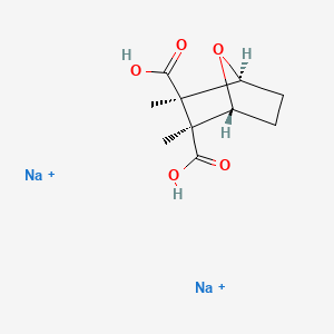 molecular formula C10H14Na2O5+2 B14114223 disodium;(1R,2S,3R,4S)-2,3-dimethyl-7-oxabicyclo[2.2.1]heptane-2,3-dicarboxylic acid 