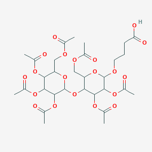 molecular formula C30H42O20 B14114389 Butyric heptaacetatyl-lactoside 