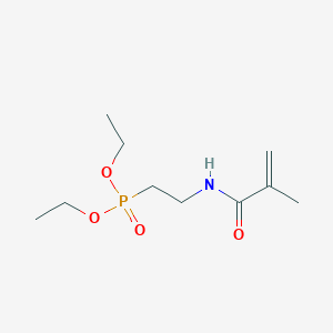 molecular formula C10H20NO4P B14114438 N-[2-(diethoxyphosphoryl)-ethyl]methacrylamide 
