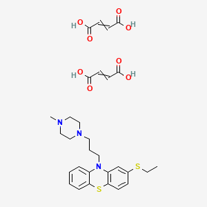 molecular formula C30H37N3O8S2 B14114472 Norzine 