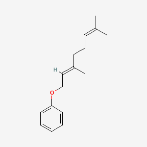 molecular formula C16H22O B14114539 Geranyl phenyl ether 