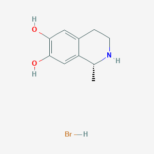 molecular formula C10H14BrNO2 B14114543 R-Salsolinol CAS No. 38221-22-6