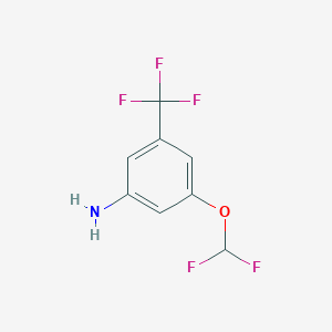 3-Difluoromethoxy-5-(trifluoromethyl)aniline