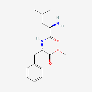 molecular formula C16H24N2O3 B14114561 L-Phenylalanine, D-leucyl-, methyl ester 
