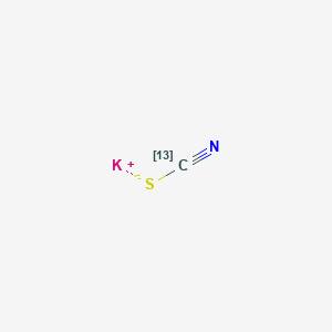 molecular formula CKNS B141147 Potassium thiocyanate-13C CAS No. 143827-33-2