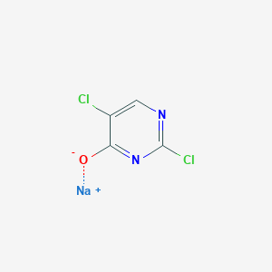 molecular formula C4HCl2N2NaO B14114784 sodiuM 2,5-dichloropyriMidin-4-olate 
