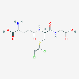 molecular formula C12H17Cl2N3O6S B14114792 S-(1,2-dichlorovinyl)-glutathione;DCVG 