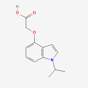 [(1-Isopropyl-1h-indol-4-yl)oxy]acetic acid
