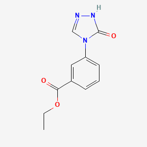 Ethyl 3-(5-oxo-1,5-dihydro-4H-1,2,4-triazol-4-yl)benzoate