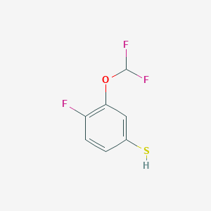 3-Difluoromethoxy-4-fluorothiophenol