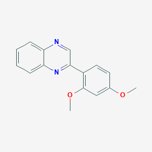 molecular formula C16H14N2O2 B14114903 2-(2,4-Dimethoxyphenyl)quinoxaline 