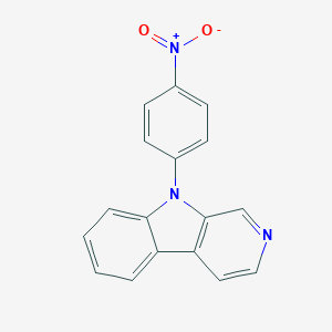 molecular formula C17H11N3O2 B014115 9-(4-Nitrophenyl)-9H-beta-carboline CAS No. 219959-85-0