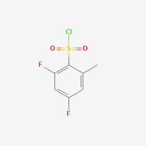 molecular formula C7H5ClF2O2S B1411500 2,4-Difluoro-6-methylbenzenesulfonyl chloride CAS No. 1806332-55-7