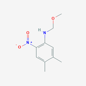 molecular formula C10H14N2O3 B14115025 N-(Methoxymethyl)-4,5-dimethyl-2-nitroaniline 